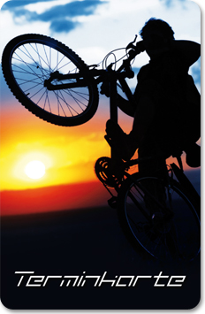 Terminkarte "mountainbike" - 1204010256