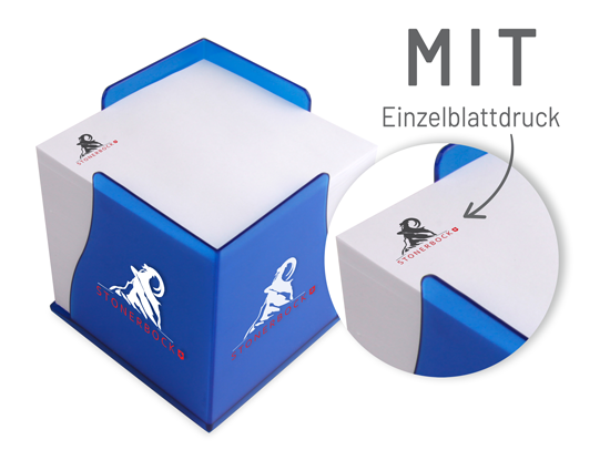 Zettelbox Wave Frost im Siebdruck - 1018190011
