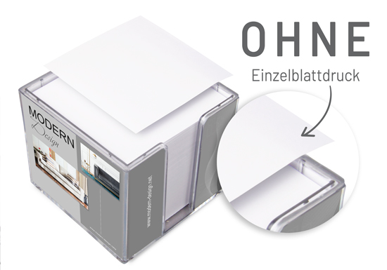 Doppelwandige Zettelbox im Digitaldruck - 1017140040