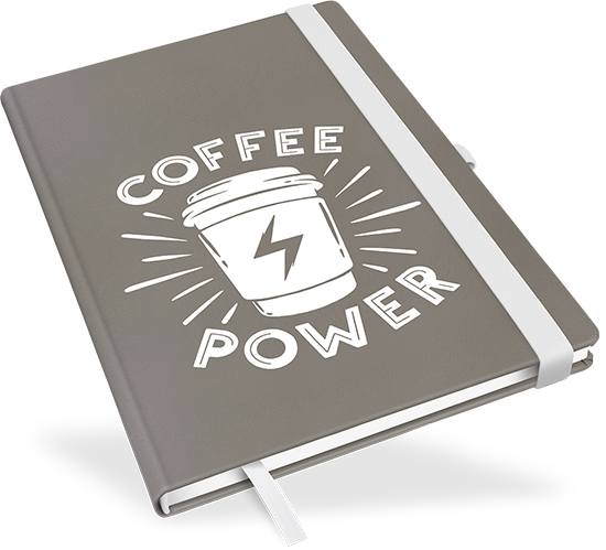 "Café au Lait" - Large mit deinem Umschlagdesign - 177161N