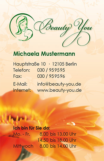 Visitenkarte "Frühlingsduft" - 1212010113