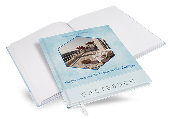 Gästebuch Ferienwohnung "Soft Aqua" - GBF-21220
