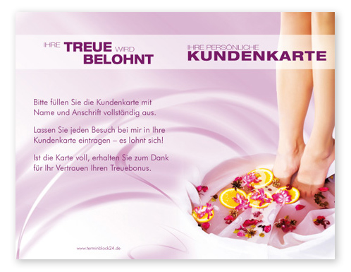 Kundenkarte "sinnliche Momente" - 1206010153