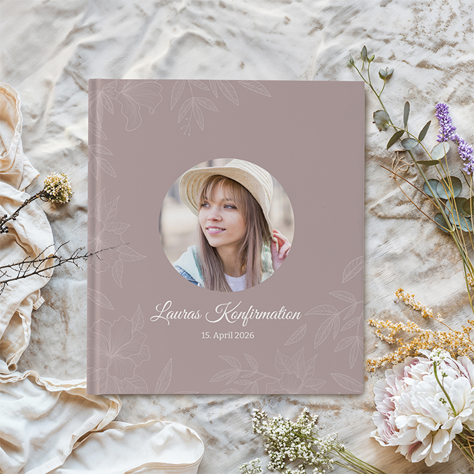 Gästebuch Konfirmation "Floral Harmony"