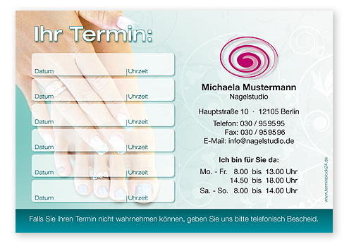 Terminzettel "Gefühle" - 6 Termine - 1214010650