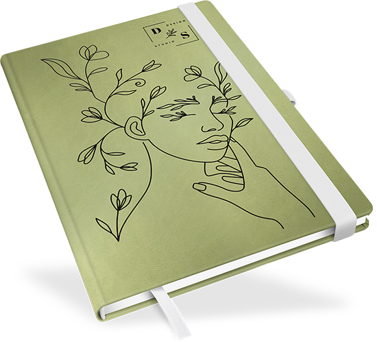 "Pistachio" - Large mit deinem Umschlagdesign - 177163N