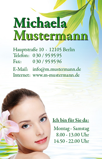 Visitenkarte "Meerjungfrau" - 1212010242