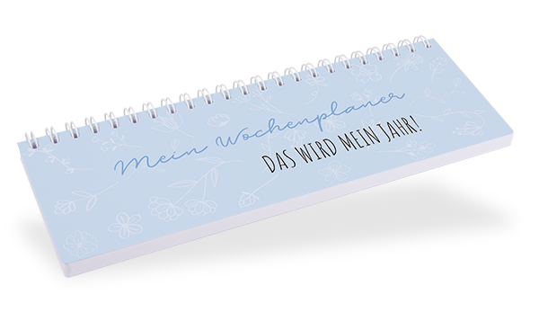 Marthiesens® Tischquerkalender "Blue" - 202003