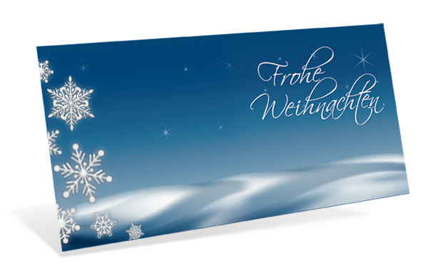 Gutscheinkarte Classic "frohe Weihnachten" - 1209010191