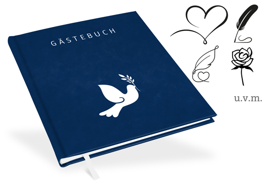 Gästebuch Royalblau - GB-21210-U