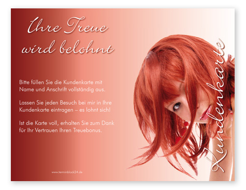 Kundenkarte "red angel" - 1206010118