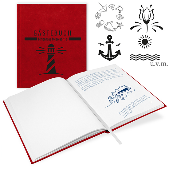Gästebuch Ferienwohnung Rot - GB-21213-F