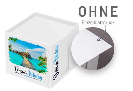 Zettelbox Classic 10 x 10 x 10 cm im Digitaldruck - 1017170040
