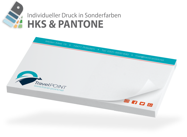 BIZSTIX® Classic 125 x 72 mm in Sonderfarben - 140105021000