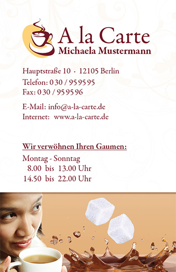 Visitenkarte "Auszeit" - 1212010157