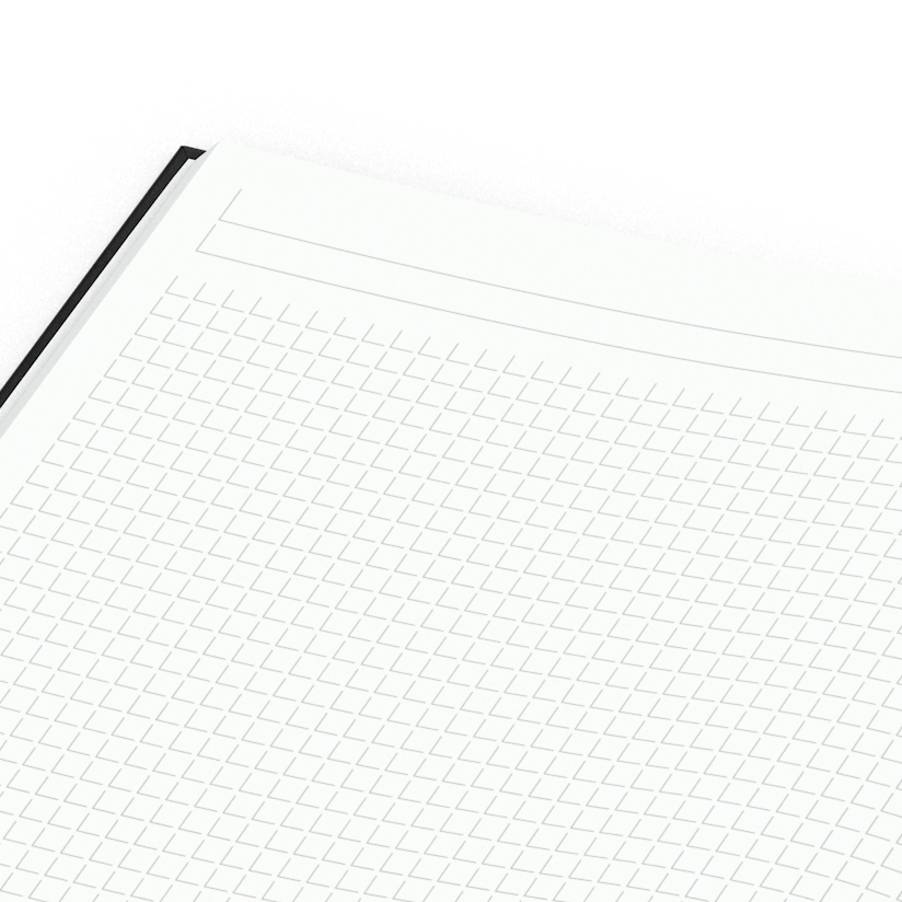 EasyBook Notizbuch Black DIN A4 Recycling