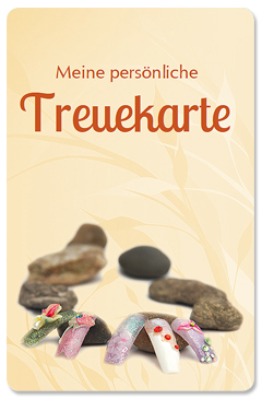 Treuekarte "3D Nail Art" - 1244010142