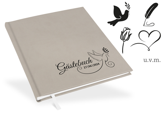 Gästebuch Taupe - GB-21204-U