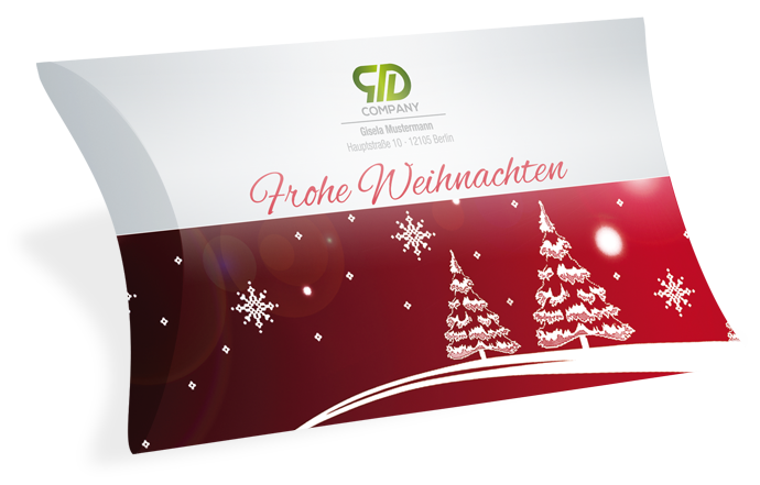 Gutscheinkarte Etui "Merry Christmas" individuell - 1231010190