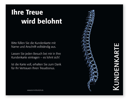 Kundenkarte "Da Vinci" - 1206010149
