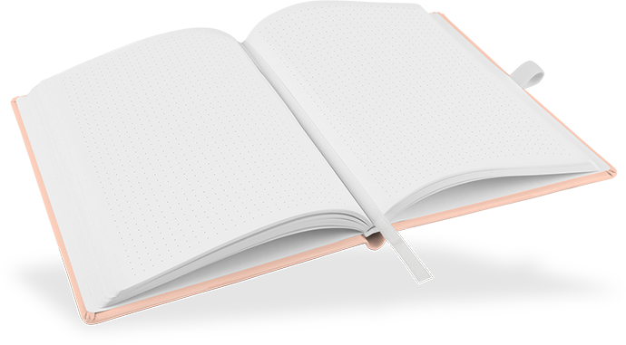 "Apricot" - DIN A5 mit deinem Umschlagdesign