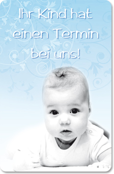Terminkarte "Baby Smiley" - 1204010130