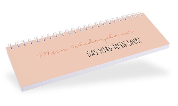 Marthiesens® Tischquerkalender "Peach" - 202002
