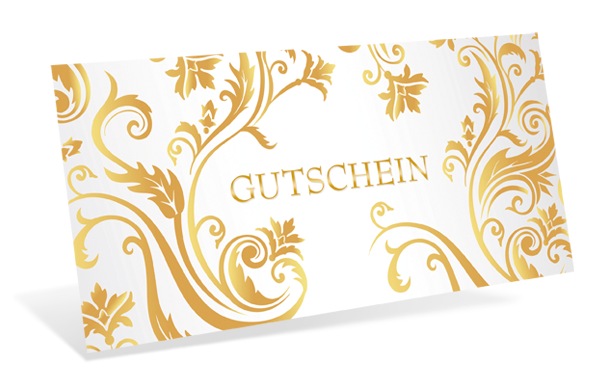 Gutscheinkarte Classic "brown ornament" - 1209010298