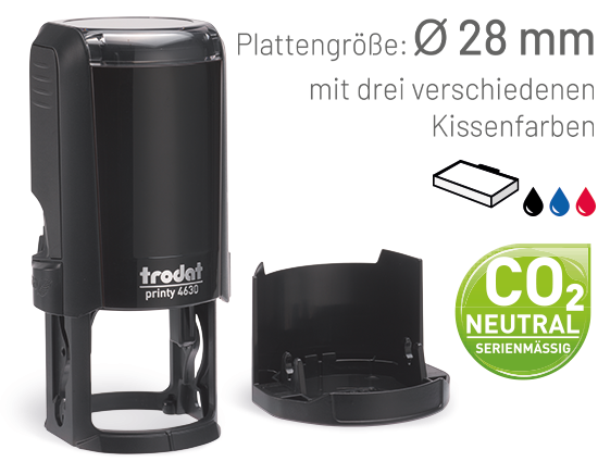 Firmen- & Praxisstempel Printy rund 30 mm Ø - 1213015828