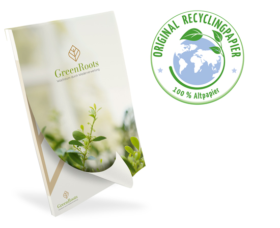Notizblock Recycling DIN A4 mit Umschlag - 100204024009