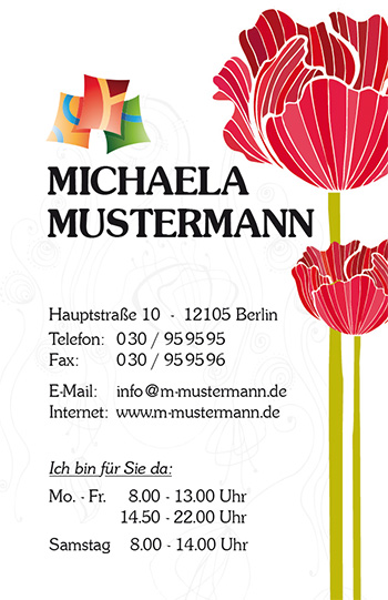 Visitenkarte "Chinesischer Garten" - 1212010321
