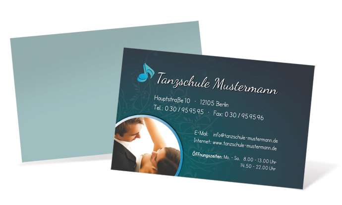 Visitenkarte "ewige Liebe" Landscape - 1212020236