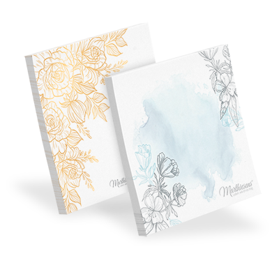 Marthiesens® Haftnotiz  2-er Set "Flowers" - 1301070007