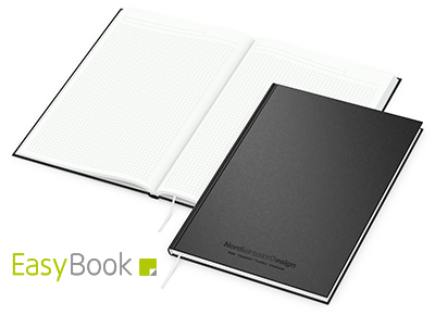 EasyBook Notizbuch Black DIN A4 Recycling - 183001