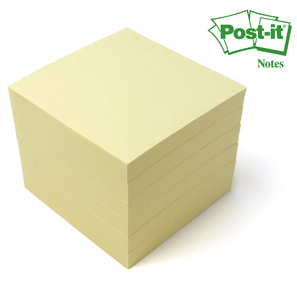 Post-it® Recycling Notes 76 x 76 mm, pastellgelb - 1410070100