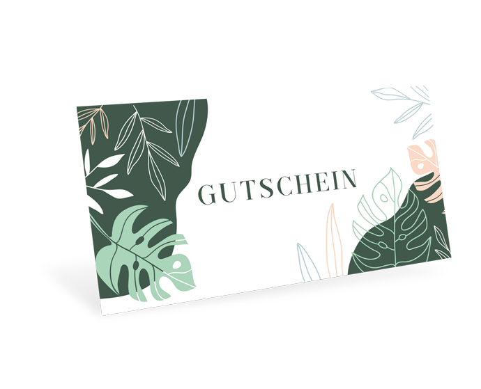 Gutscheinkarte Classic "Tropical" individuell - 1208010365