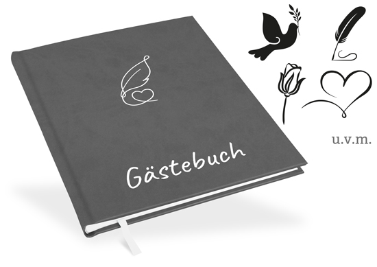Gästebuch Grau - GB-21205-U