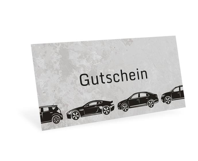 Gutscheinkarte Classic "Cars" individuell - 1208010387