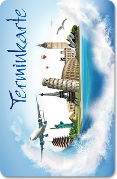 Terminkarte "World Trip" - 1204010265