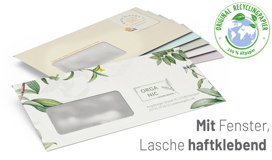 Briefumschlag DIN Lang mit Fenster - 1307010000