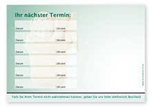 Terminzettel "Saunaliebe" - 6 Termine - 1215010606