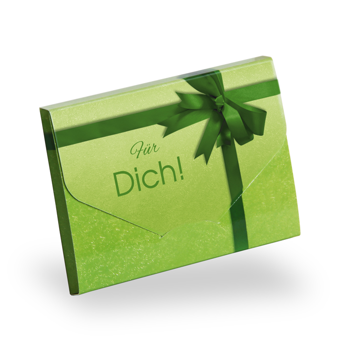 Gutscheinkarte Cute Case "green surprise" individuell - 1245010181