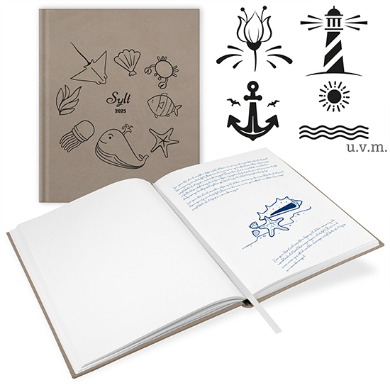 Gästebuch Ferienwohnung "Taupe" - GB-21204-F