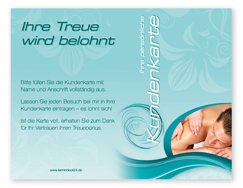 Kundenkarte "Wellnesstraum" - 1206010162