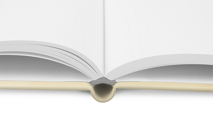 "Nappa Champagne" - Large mit deinem Umschlagdesign
