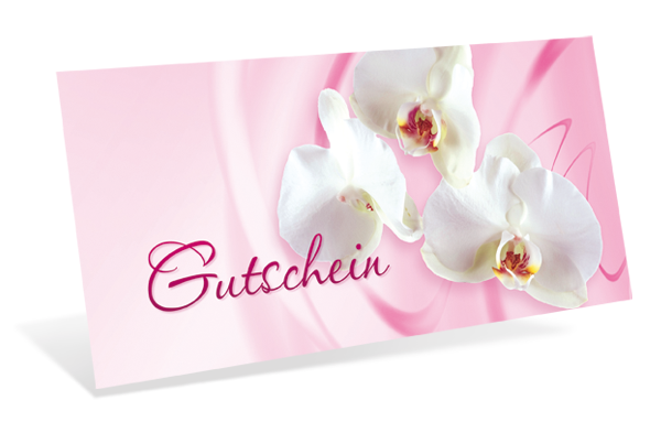 Gutscheinkarte Classic "pink Flower" - 1209010223