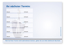 Terminzettel "teeth" - 6 Termine - 1215010627