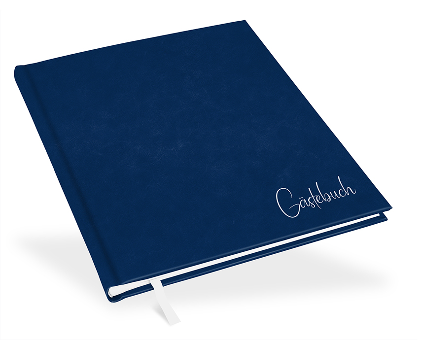 Gästebuch Taufe Royalblau - GB-21210-T
