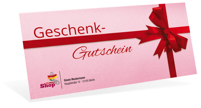 Gutscheinkarte Classic "pink surprise" individuell - 1208010182