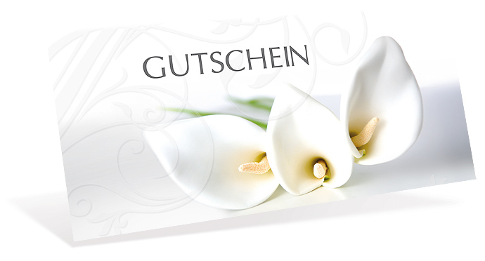 Gutscheinkarte Classic "calla" individuell - 1208010200